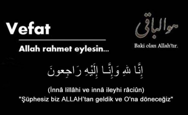 ARAMIZDAN AYRILANLAR 18.09.2926